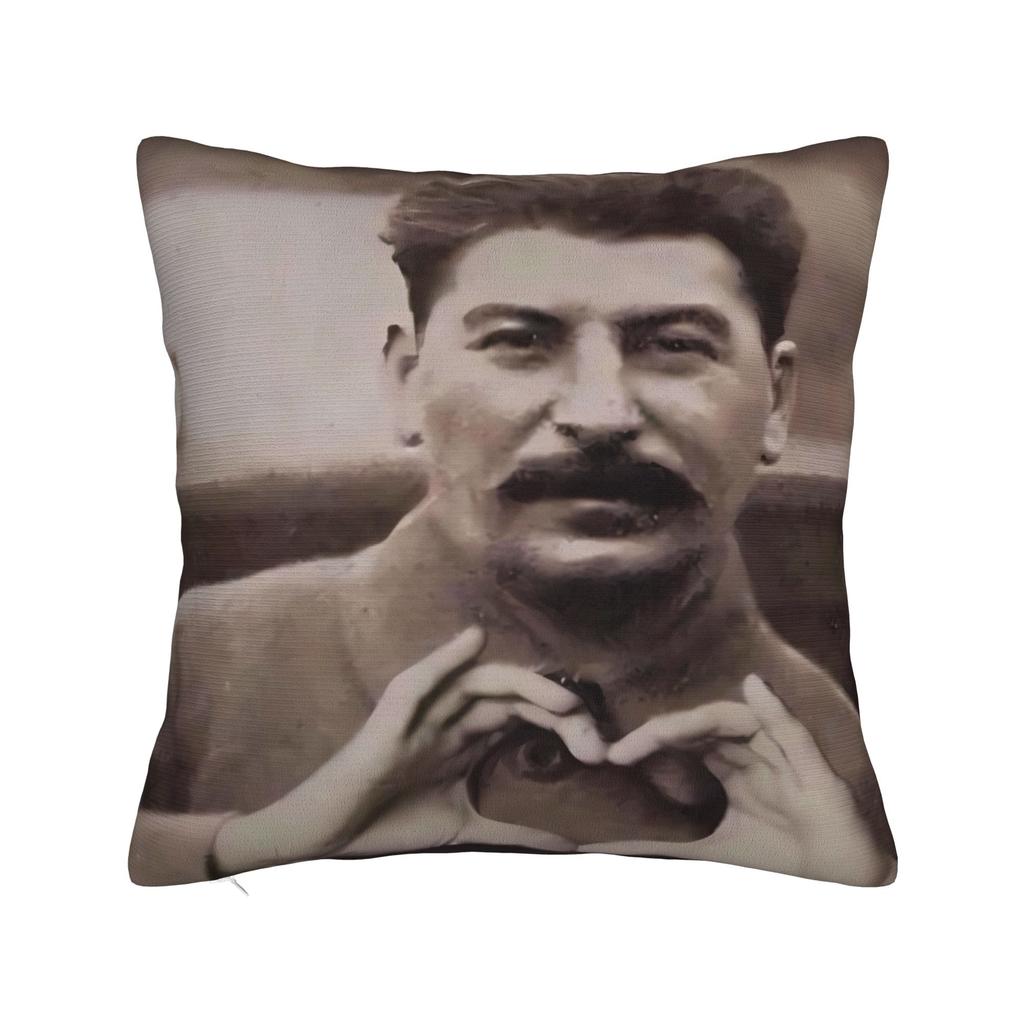 Lenin Joseph Stalin Pillow Case  Morden Pillow Cover Comfy Pillowcases For Chair Sofa Home Decor