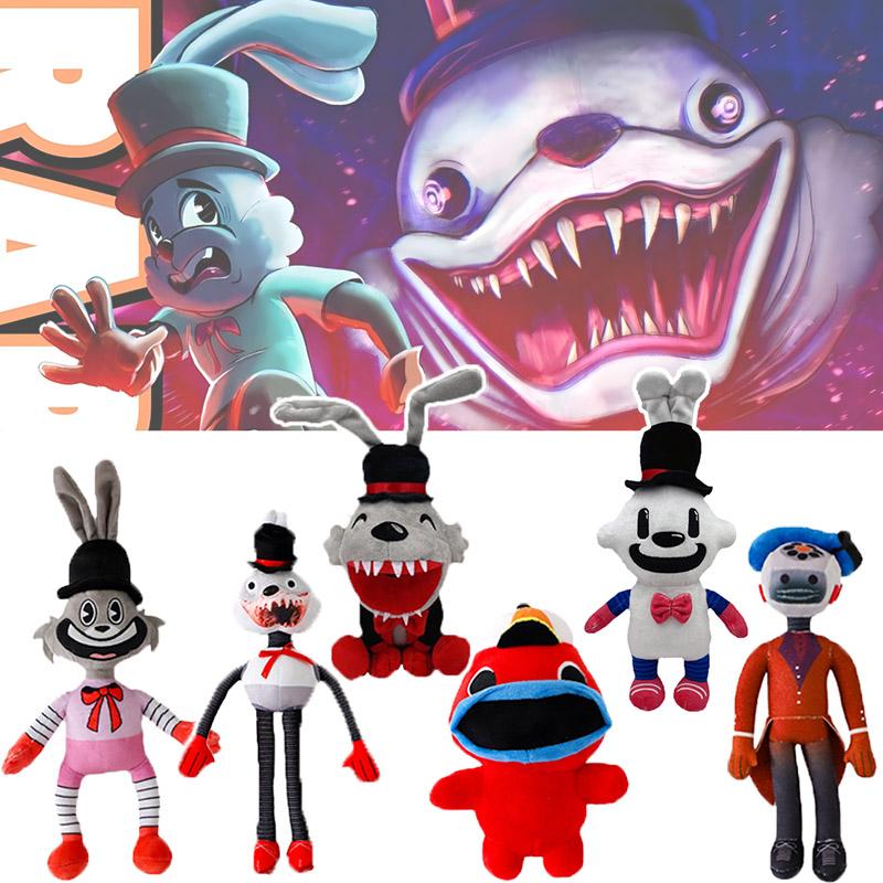 Anime Game Finding Frankie Plush Toys Horror Rabbits Plushies Doll Cosplay Cartoon Soft Stuffed Pillow Christmas Birthday Gift