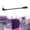 Wide Compatibility 3.5mm Male to Female Audios Adapter 3.5mm Right Angle Audios Adapter for Various Audios Equipment