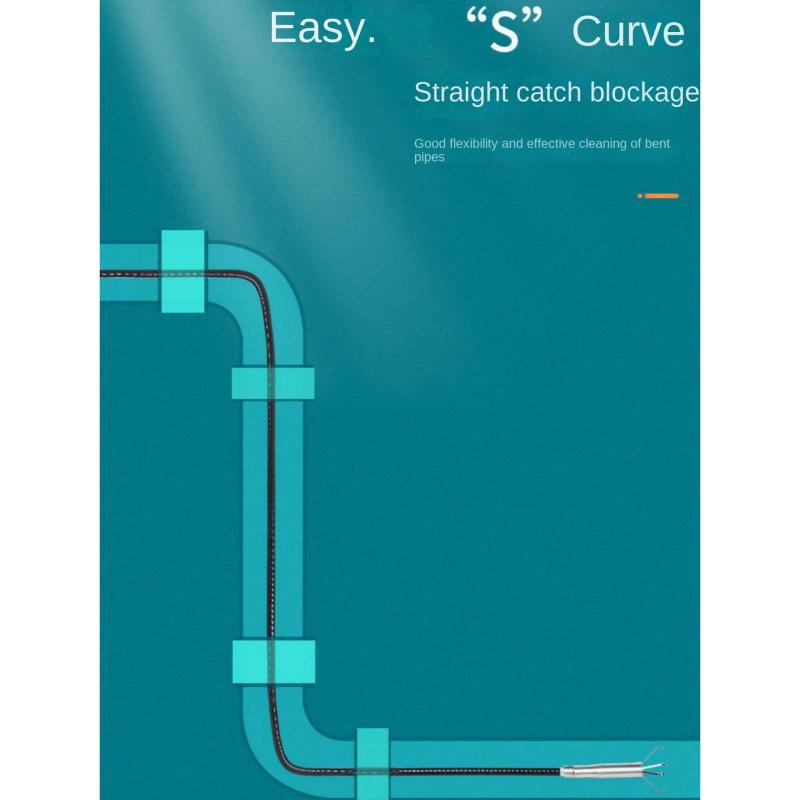New Upgrade Drain Snake Hair Clog Remover Tool - Sink Drain Cleaner For Toilet Sewer Shower Kitchen Bathroom Tub Clogged Drains Opener Cleaning Tool