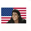 1 Stück Musiker und Sänger Michael Jackson Cartoon Wandteppich für Wohnzimmer Zuhause Schlafsaal Dekoration INS Heimdekoration