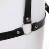 Best Selling and America Couple Sex Toys Leather Double Sided Personal Binding Hollow Out With Handcuffs Wearing