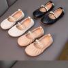 Pearl Girls Princess Shoes Soft Soled Kids Casual Flats Elegant Children Leather Shoes  Autumn