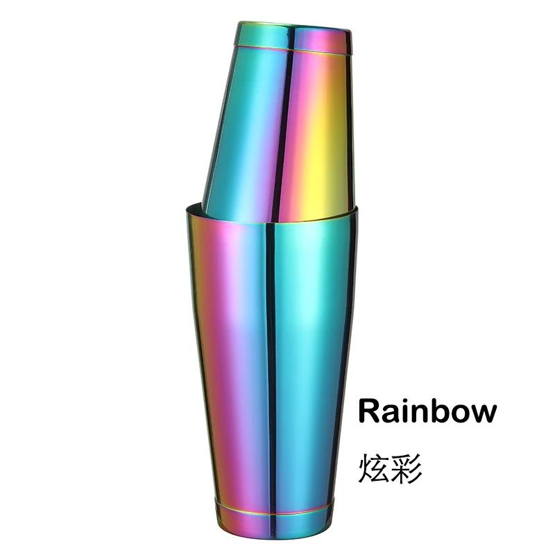 Cocktail Shaker Boston Shaker  2-piece Set  18.6oz Weighted & 25oz Weighted Professional Bartender Bar Tool