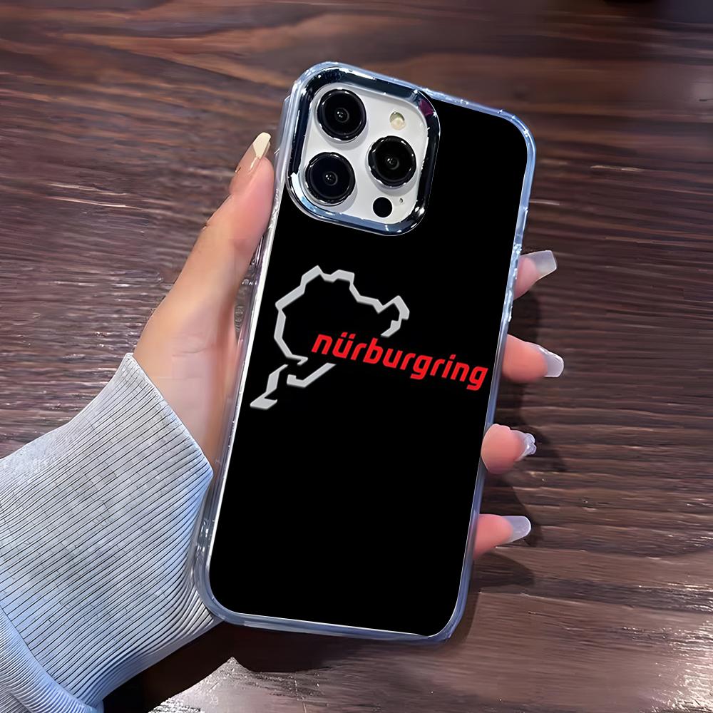 

N-Nurburgrings Runway Germany Phone Case For IPhone 17 Pro Max 16 15 14 Pro Max IPhone 13 Pro Max 11 Plus Transparent Cover iPhone 16e