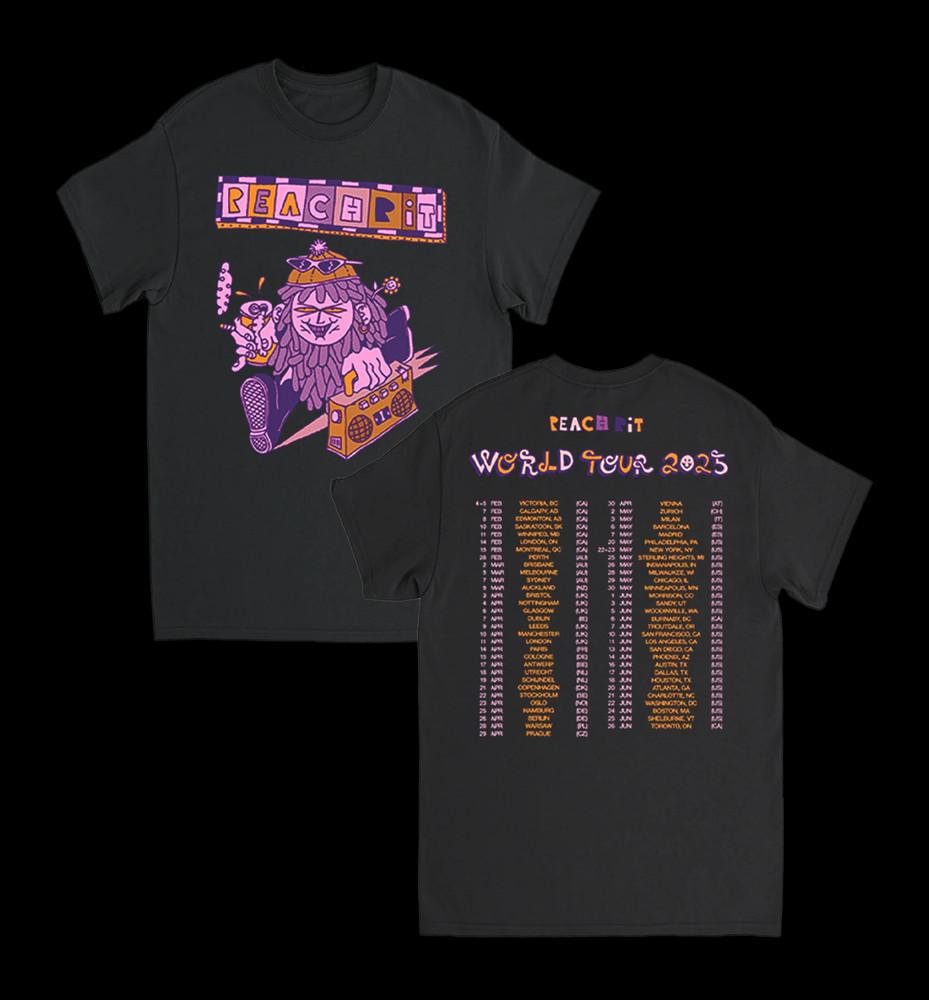 peach pit band World Tour 2025 Cotton Tweed Color Shirt Unisex S-5XL BT1337 Unisex T-Shirt XXXXL