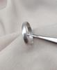 925er Sterlingsilber Minimalistischer Bandring: Unisex Verlobungsschmuck