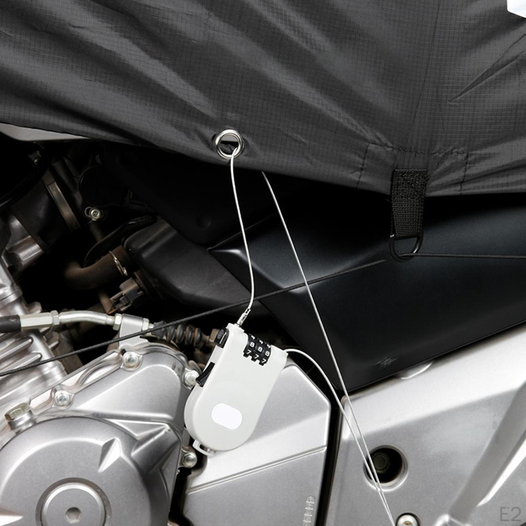 Motorcycle Half Cover balck Polyester Anti Rust for ATV Adv