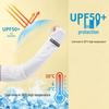Ice Silk UV Protection Arm Sleeves - Loose Fit, Plus Size, Sun Safe for Summer Driving Outdoors