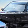 Car Sunshade Front Windshield Titanium Silver Thickened Sunshade Anti UV Folding Car Sunshade Car Sunshade Accessories