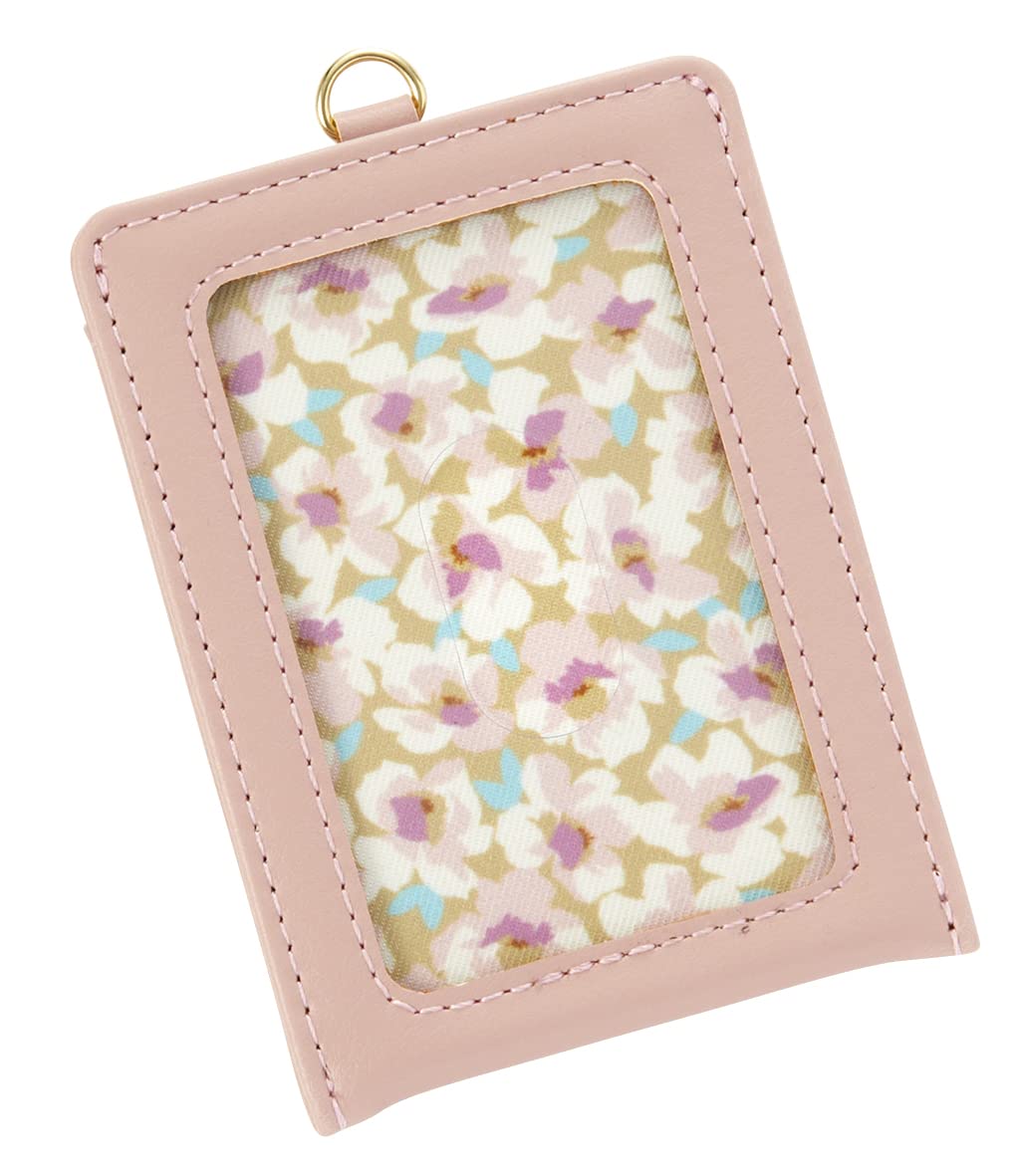 Raymay Fujii Pass Case Nofes Single Pass Fig Coral GLP1108P