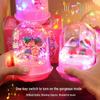 Luminous Rotating Music Box - Cute Couple Desktop Ornament Gift