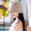 Lightweight Polyester Sun Hat With Large Brim And Ventilation For Spring And Summer Wear