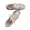Silver Retro German Training Shoes Women's 2025 New Versatile Lace-up Lightweight Soft Sole Non-slip Casual Sports Forrest Gump Shoes