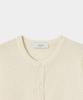 Jeilium Vamon Summer Boucle Round Neck Cardigan Ivory