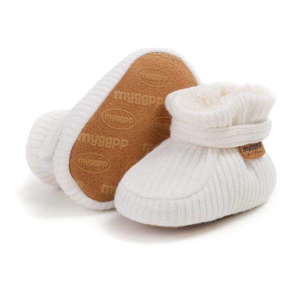 0-18M Infant Walking Shoes with Gripper Non Slip Boots Durable Warm Baby Shoes