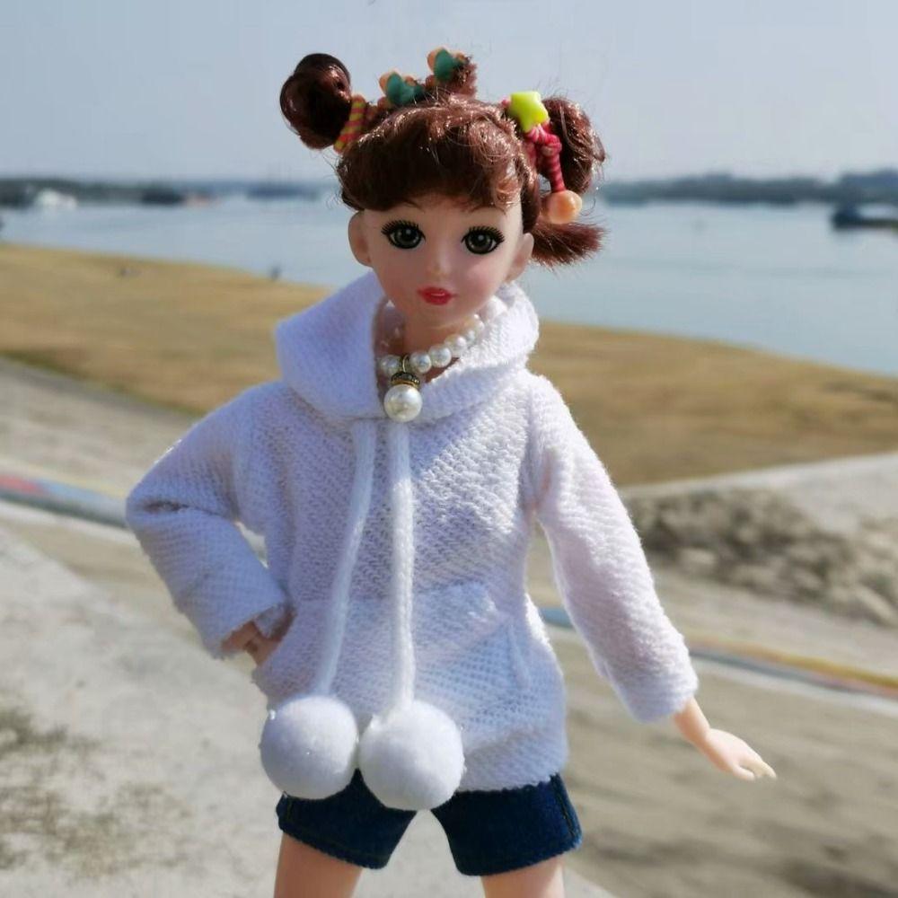 Casual Wears 1/6 Dolls Hoodies Fashion Sport Tops Kids Toys Doll Sweater Clothes 30cm Doll