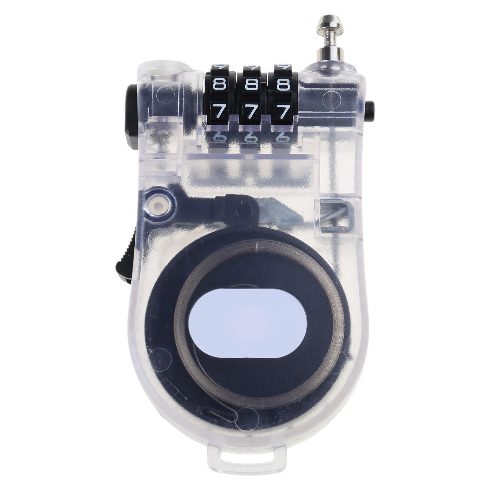 

Мотоциклетные шлемы Комбинированный пароль Замок с тросом Замок с тросом для велосипедных шлемов Рюкзаки Безопасность багажа светло-серый