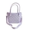 Crossbody bag EVA solid color hole bag storage bag vegetable basket beach bag fashionable hollowed-out travel handbag