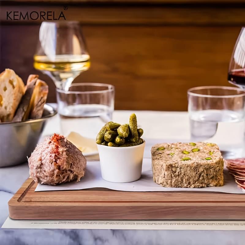 Akacia Skärbräda Extra Stor XXL Kök Serveringsfat för Matlagning Ostbricka Grönsaker & Frukt för Helgdagar & Vardag