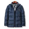 Winter Lapel Fashion Casual Light Cotton-padded Coat Men Middle-aged Trend Warm Cotton-padded Coat Short Cotton-padded Jacket