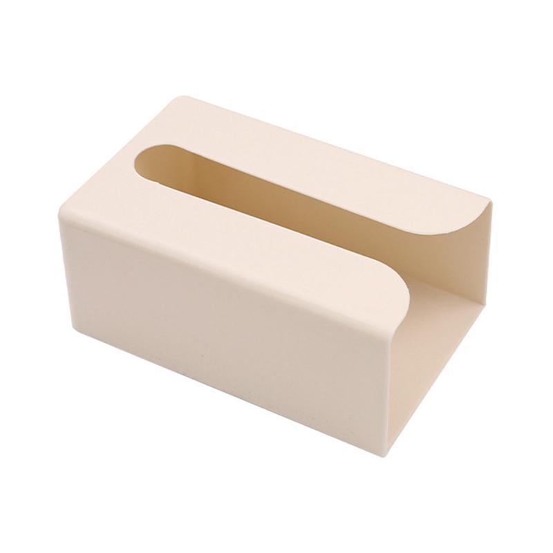 Multipurpose Tissue Box Rectangular Tissue Storage Box Bathroom Wall Mounted Toilet Paper Case Desktop Napkin Box Bathroom Box