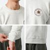 Converse Herbst Fleece Sweatshirt mit Sagara-Stickerei und American Casual Größe LL Herren Patch, Stil, Schwarz,