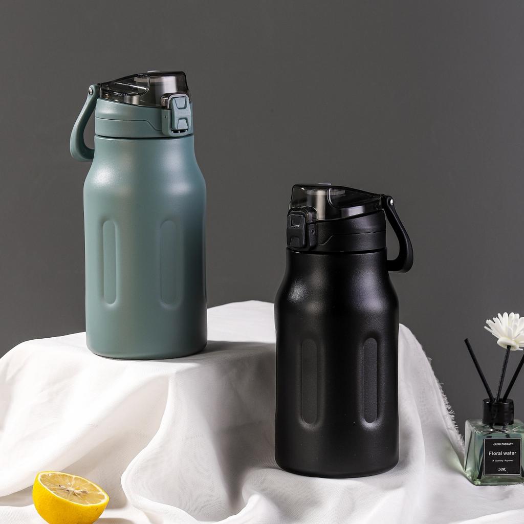 New Fashion Handy Cup Men's and Women's New Large Capacity Thermos Cup Bounce Cover Portable Straight Drink Car Cup
