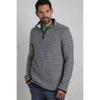 Weird Fish Mens Shorling Stripe Macaroni Quarter Zip Jumper