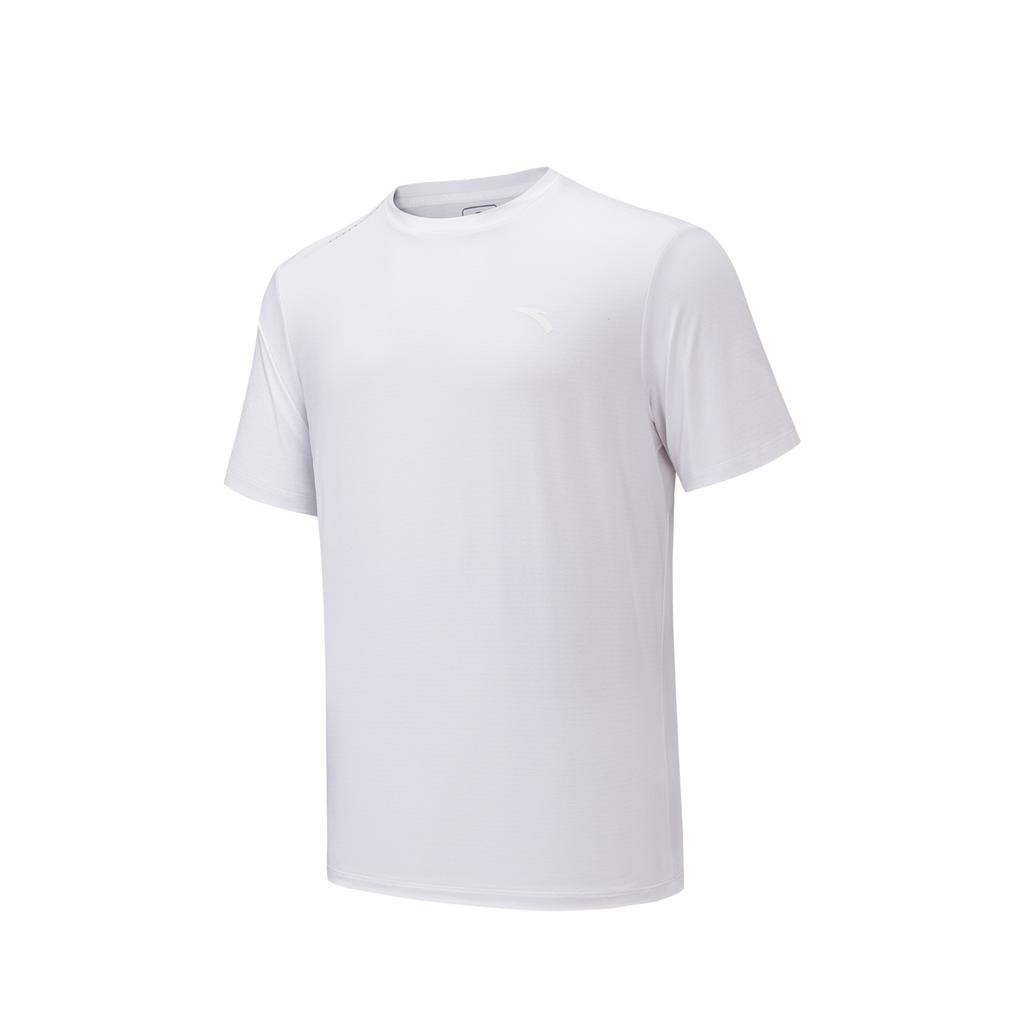 ANTA T Shirts Men's Pure White 2 Crew Neck 952627106-2