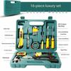 Emergency 12/16 Pcs Tools Set Household Compact Hand Tool Kit Professional Plastic Toolbox Toolbox Storage Case Car Repair
