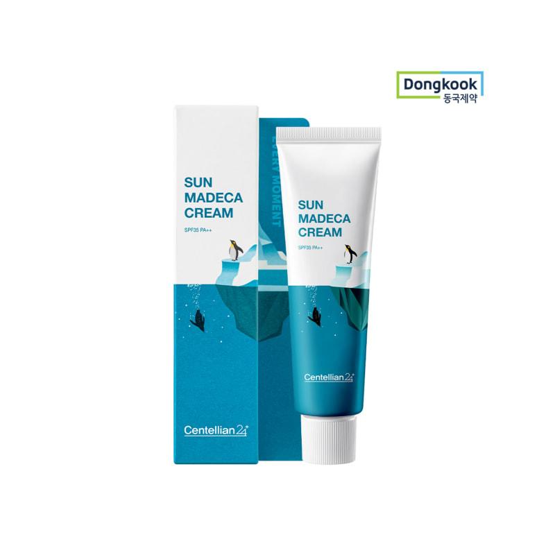Sun Madeca Cream 50ml 1 bottle Cooling UV protection sunscreen Deep moisturizing soothing ice tech Photoaging Centella asiatica