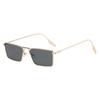 Retro Narrow Rectangular Sunglasses Fashion Korean Small Frame Sun Glasses UV Protection Unisex Eyewear for Women & Men