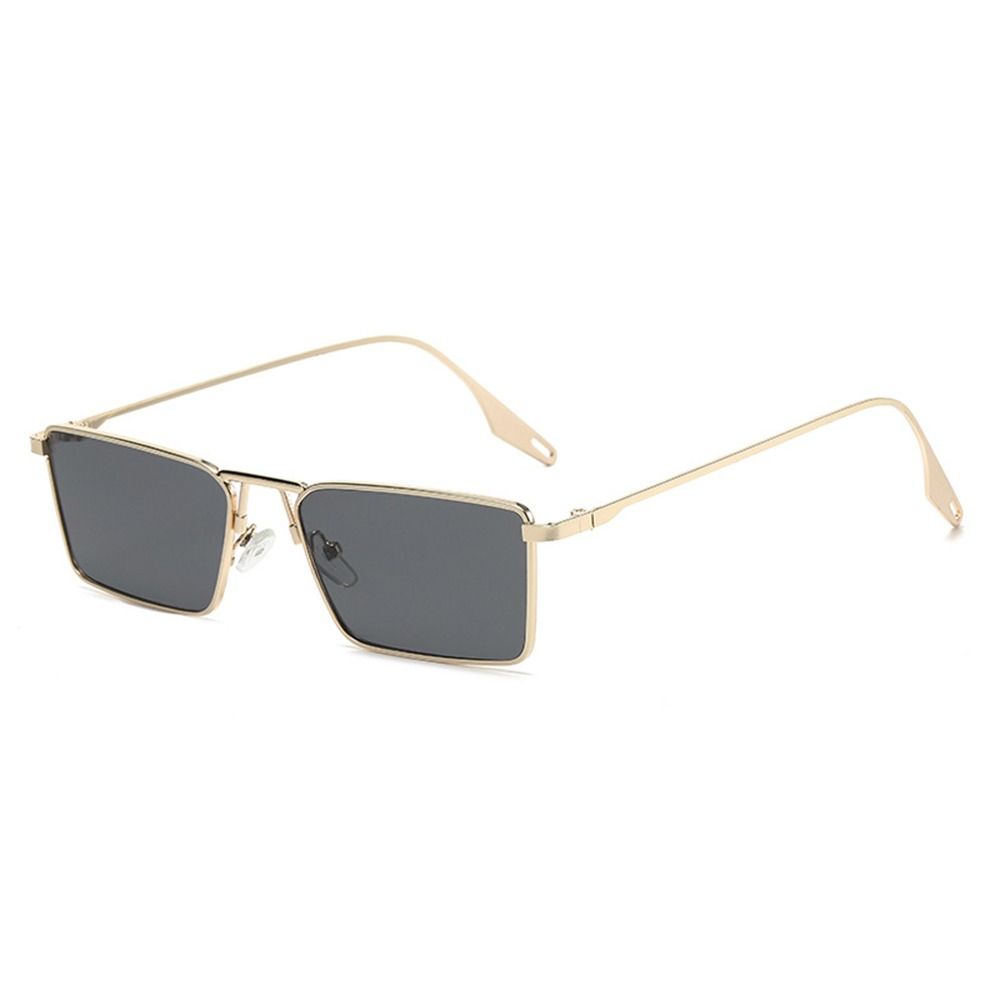 Retro Narrow Rectangular Sunglasses Fashion Korean Small Frame Sun Glasses UV Protection Unisex Eyewear for Women & Men