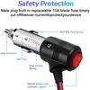 Car Cigarette Lighter Splitter 1 To 3 Car Cigarette Lighter 12V24V Splitter Adapter Cigarette Lighter Extension Cord with Switch