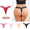 European & American Sexy Plus Size Low Waist Lace Thong Panties