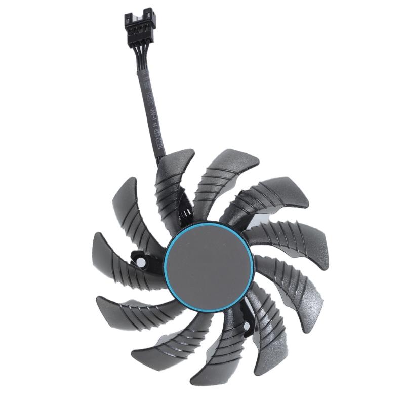 75MM T128010SU GPU Cooling Fan Replacement for RX6700XT 6600XT Graphics Cards Video Card Radiator