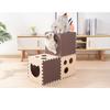 Assembleable Cat Tunnel Bed Multifunctional Pet Toy Foldable Rest House Interactive Play Tunnel for Kitten