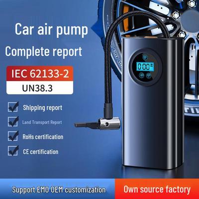 Wireless Portable Digital Car Air Pump with Cross-Border Compatibility