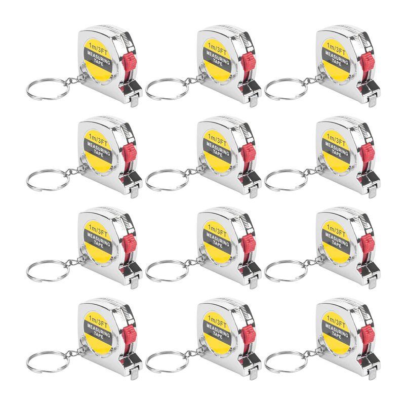 

AEE4-50 Pcs Keychain Tape Measure Tape Measure Functional Pocket Tape Measure Small Tape Measure Retractable For Adult Kids
