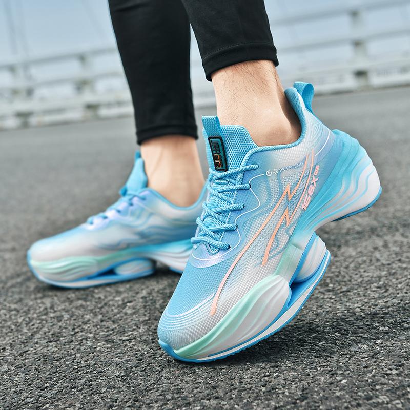 Autumn Running Shoes Men  Outdoor Soft Sole Cushioning Training  Jogging  Lace-up Sports Shoes  for Men Lightweight Rebound