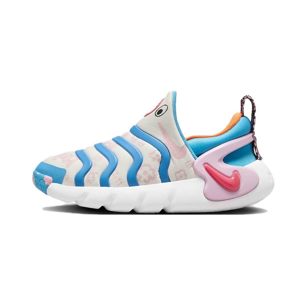 

Nike Dynamo Go SE Kids Sail Blue Lightning Medium Soft Pink Light Fusion Red DZ2863-100 35