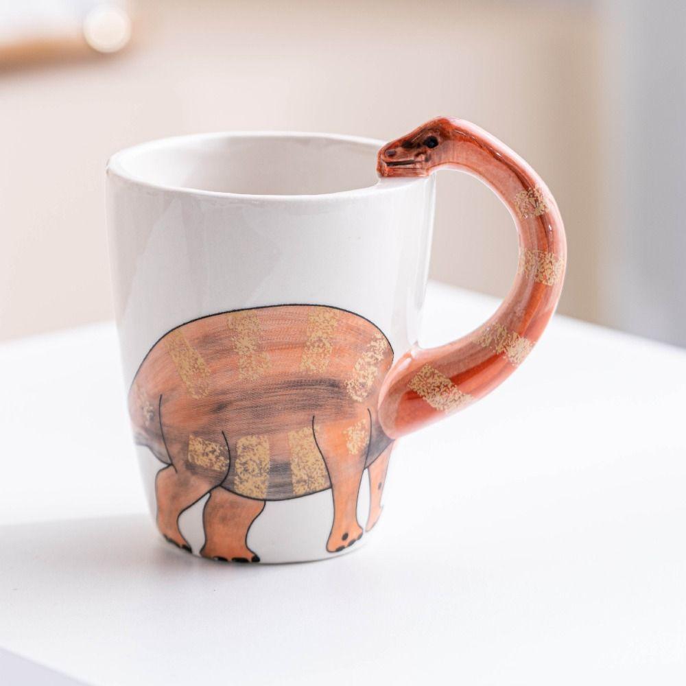 

3D Стереоскопическая Керамическая Кружка Новая С Ручкой Рисунки Кружка Животное Трицератопс Краб Кружка для Завтрака для Чая/Кофе/Молока Кружка