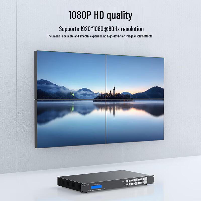 MT-Viki 4x4 Seamless 4K HDMI Matrix Switcher with Video Wall