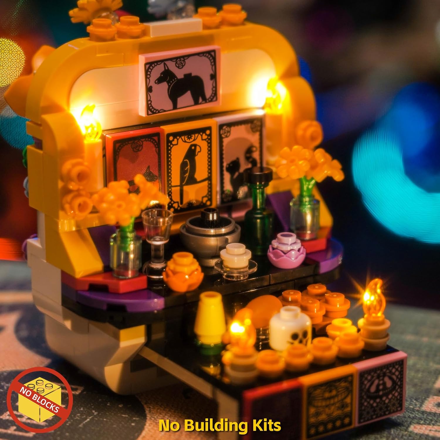 Светодиодная подсветка BrickBling, совместимая с Lego 40811 Алтарь Мертвых (Только огни, без модели)