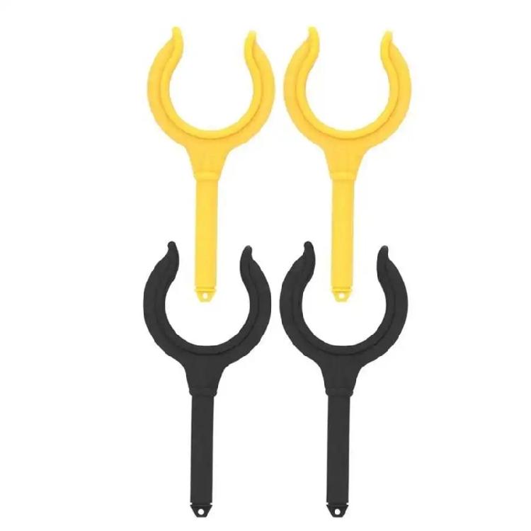 2Pcs Fishing Rod Boats Hook Paddle Holder Marine Dinghy Oar Lock Fishing Rod Holder for Marine Row Boats Kayak Enduring