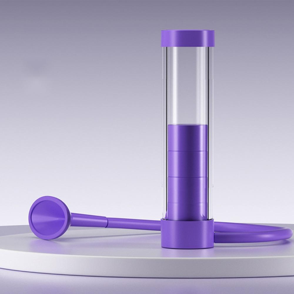 

Тренажер для мышц Дыхательное устройство Тренажер для легких Тренажер для глубокого дыхания Спортивное оборудование фиолетовый