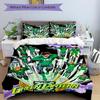 3-teiliges Green Lantern Corps Bettwäsche-Set, weicher und bequemer Bettbezug, für Schlafzimmer und Gästezimmer (1 x Bettbezug + 2 x Kissenbezüge, ohne