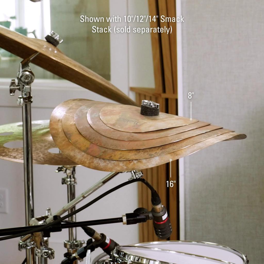 MEINL Cymbals Byzance Vintage Series Stack Cymbals Smack Stack Pack B86VSMA 8"+16" Add-On []