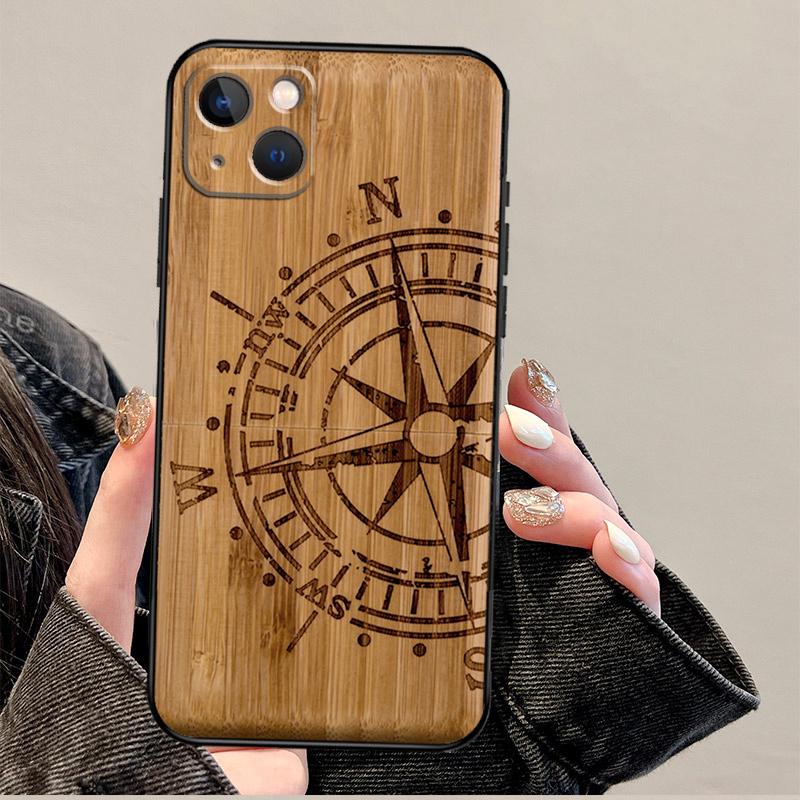 Natural Bamboo Wood Pattern Print Phone Case For iPhone 17 Pro Max 14 13 12 11 15 16 Pro Max mini 16 Plus 16e 17 Air Cover